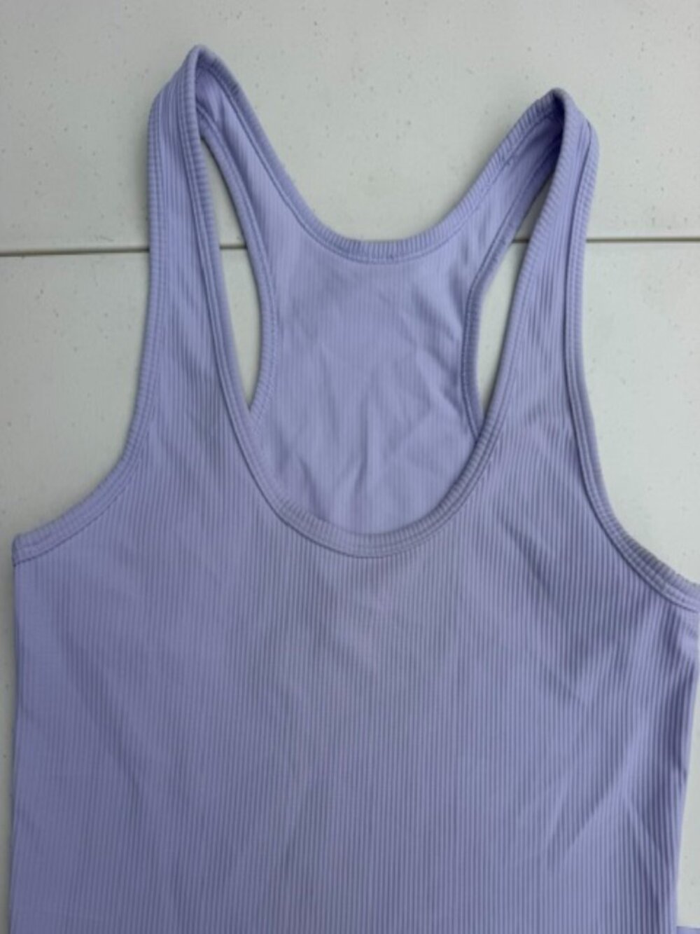 Lululemon Cropped Racerback Tank Top lilac #yoga #workout #athletic Size small